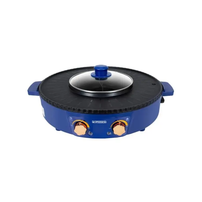 Electric BBQ Hot Pot Pan Plate Xianke Oven Grill Boil Cook Barbecue Hotpot Frying